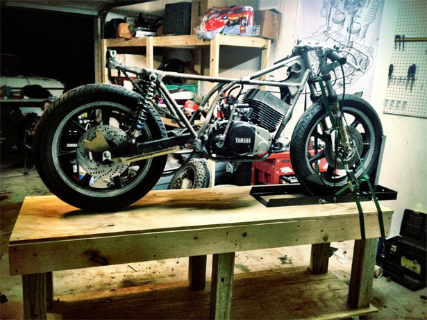 DIY Motorcycle Table / Lift | Cafe Matty
