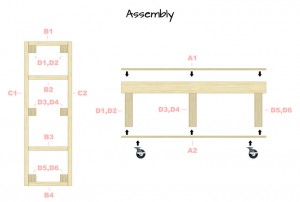 DIY Motorcycle Table / Lift - Assembly