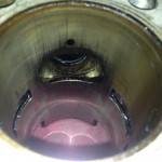 RD400 Exhaust Port